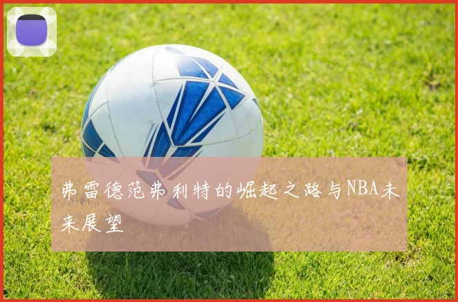 弗雷德范弗利特的崛起之路与NBA未来展望